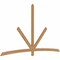 Ekena Millwork Alberta Timber Gable Bracket, Western Red Cedar, 108"W x 63"H x 1 1/2"D x 3 1/2"F, 14/12 Pitch GBW108X63X0204ALB00SWR - alternate 5